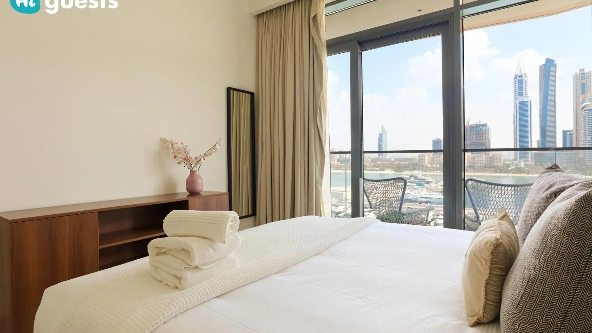 Higuests - Marina Vista Tower 1 With Views Of Marina And Ain Dubai Apartment