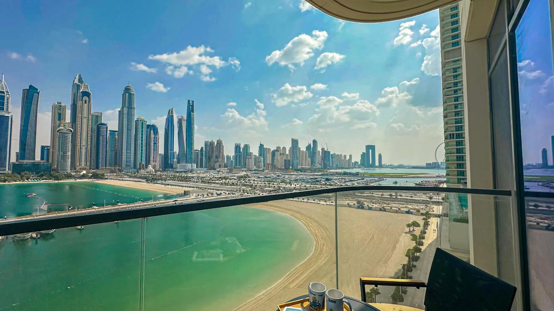 Higuests - Marina Vista Tower 1 With Views Of Marina And Ain Dubai Apartment